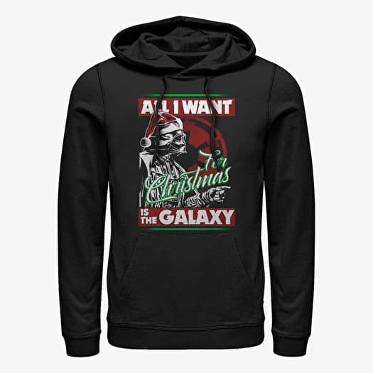 Hanorac Merch Star Wars: Classic - Vader Xmas Galaxy Unisex Hoodie Black