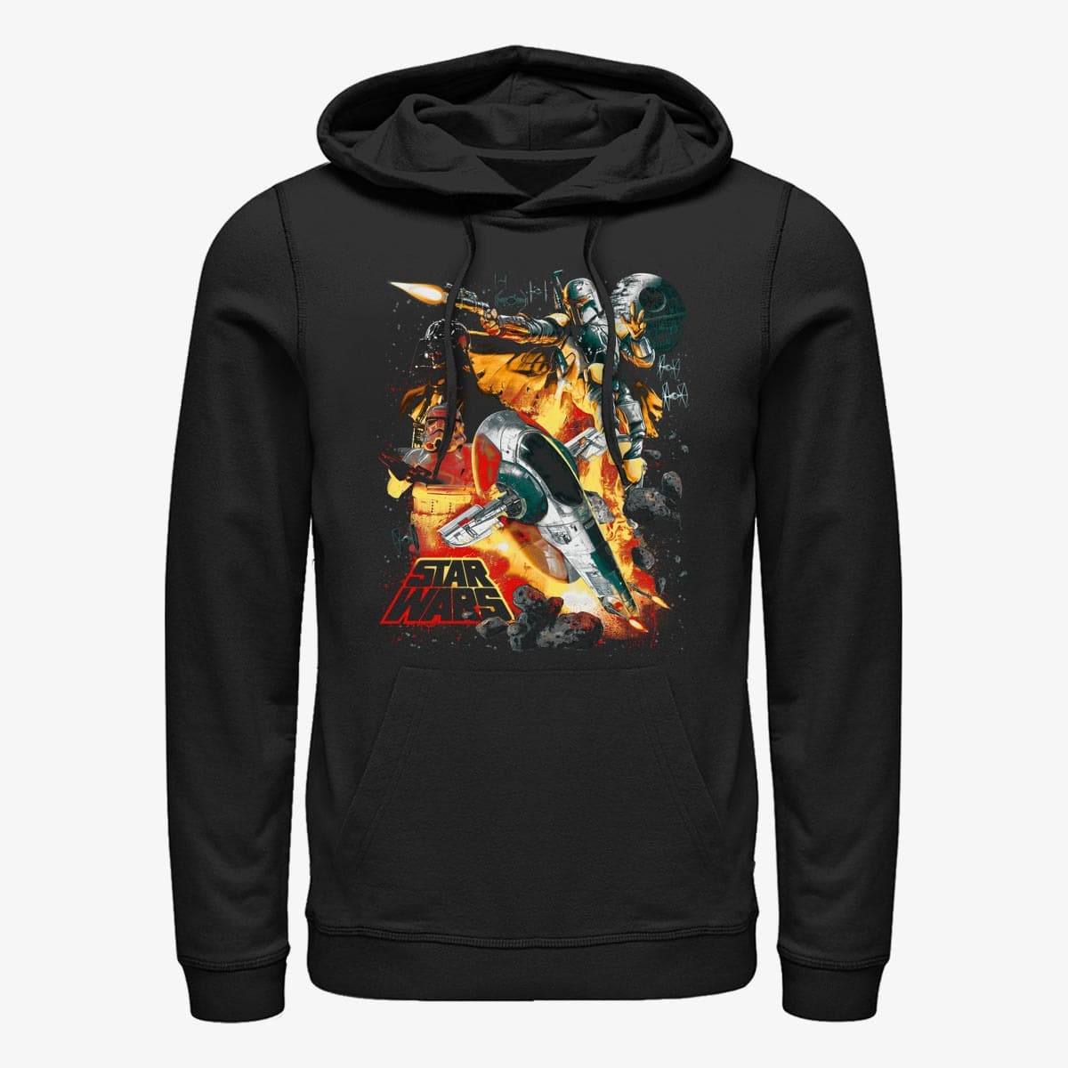 Hoodies and sweatshirts  Merch Star Wars: Classic - Force Hunter Unisex Hoodie Black