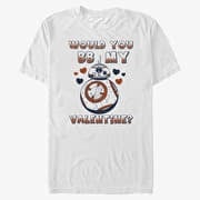 Merch Star Wars: The Force Awakens - BB My Valentine Unisex T-Shirt White