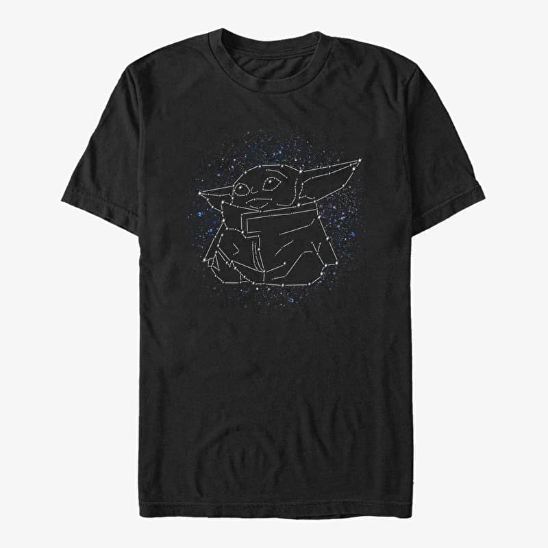 T-shirt Merch Star Wars: The Mandalorian - Constellation Child Unisex T-Shirt Black