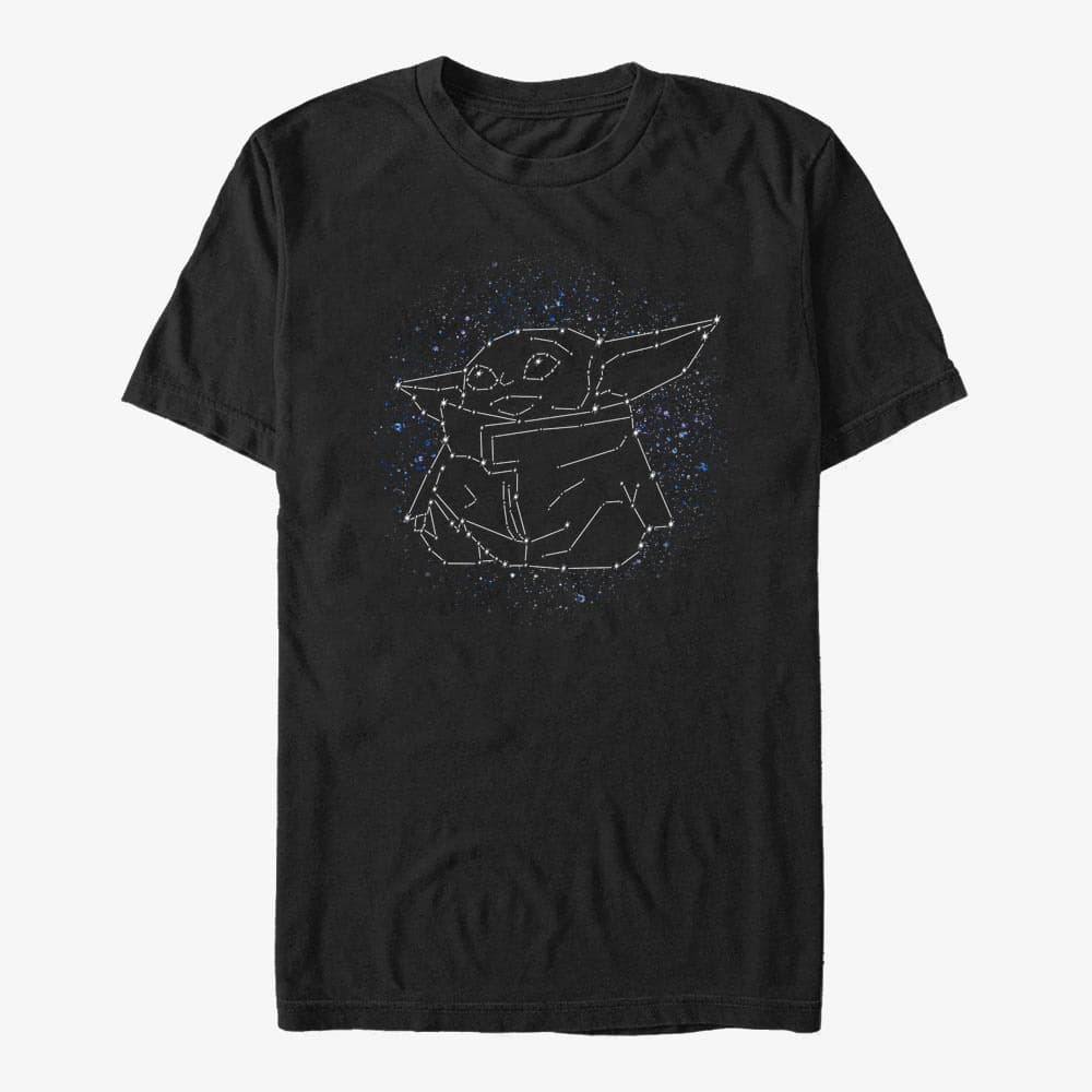 Magliette Merch Star Wars: The Mandalorian - Constellation Child Unisex T-Shirt Black