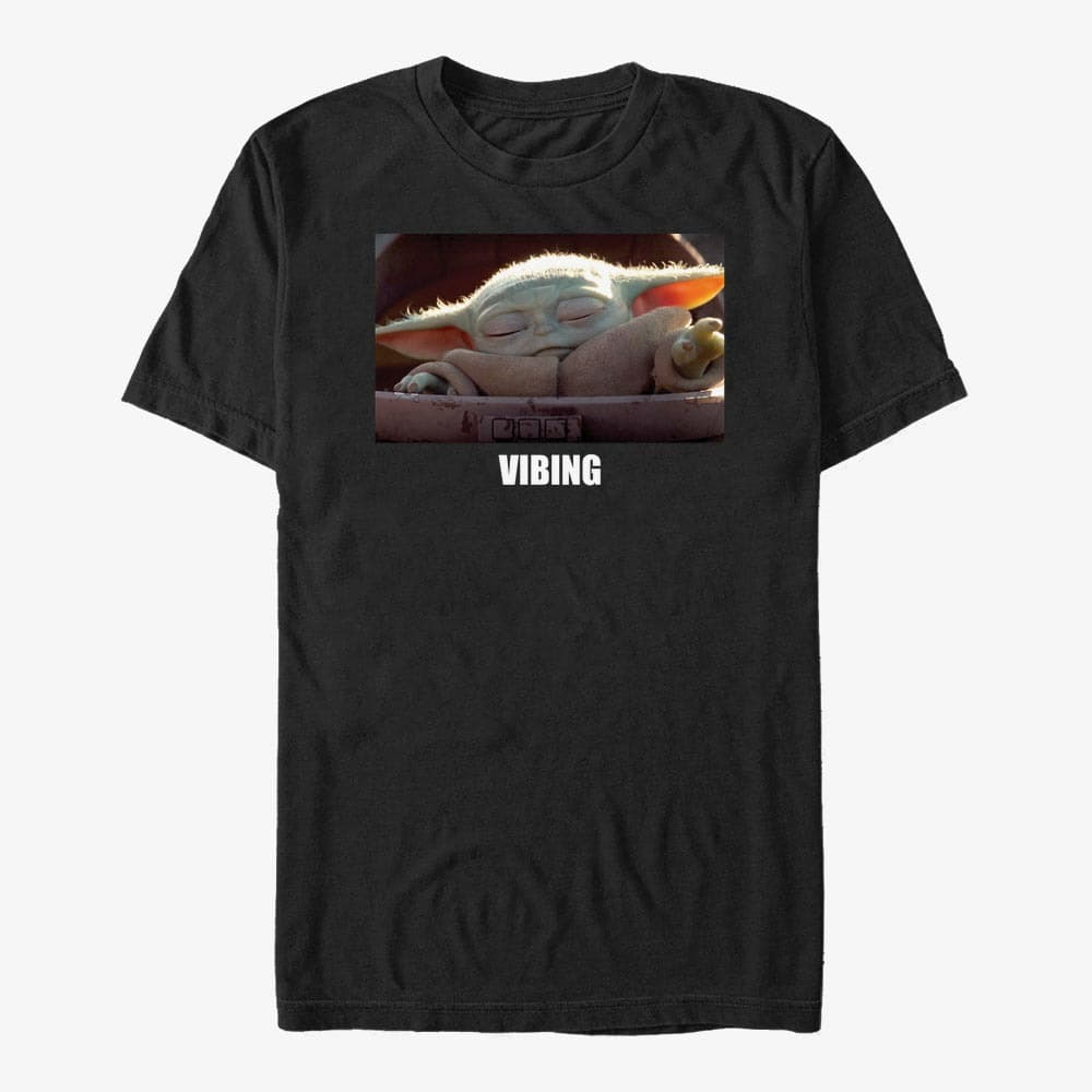 T-shirts Merch Star Wars: The Mandalorian - Vibing Unisex T-Shirt Black