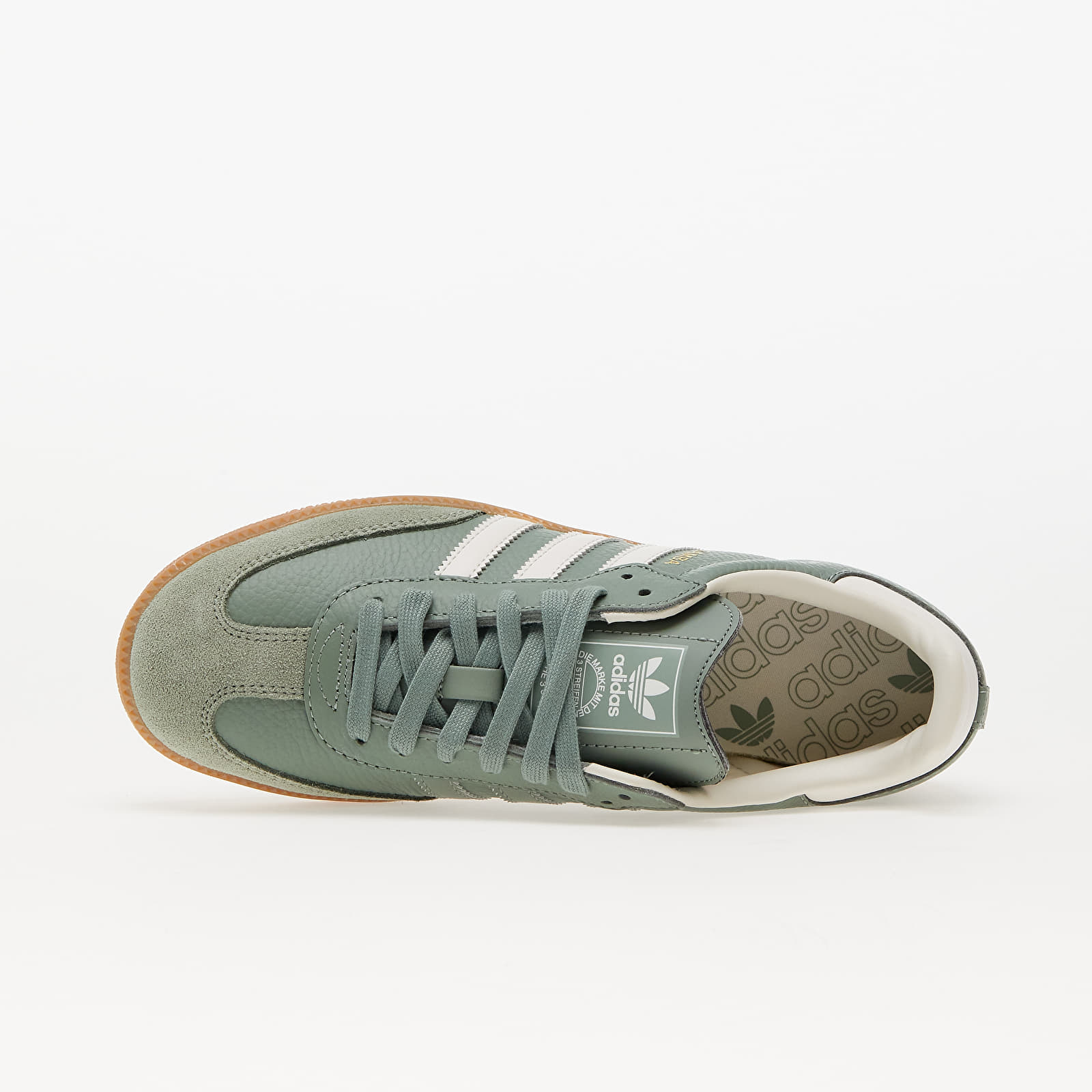 Sneakers und Schuhe für Frauen adidas Originals Samba Og W Silver Green/ Core White/ Gum