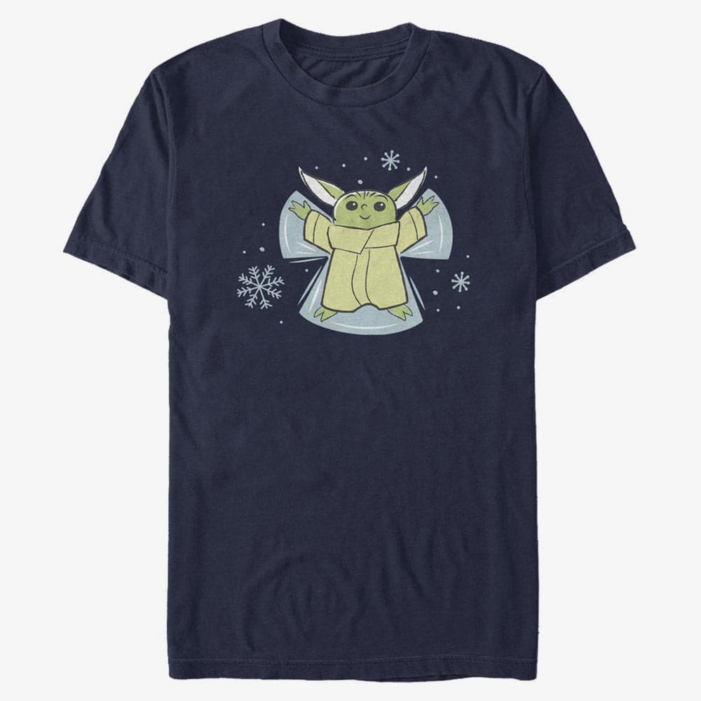 T-shirts Merch Star Wars: Mandalorian - Snow Angel Unisex T-Shirt Navy Blue