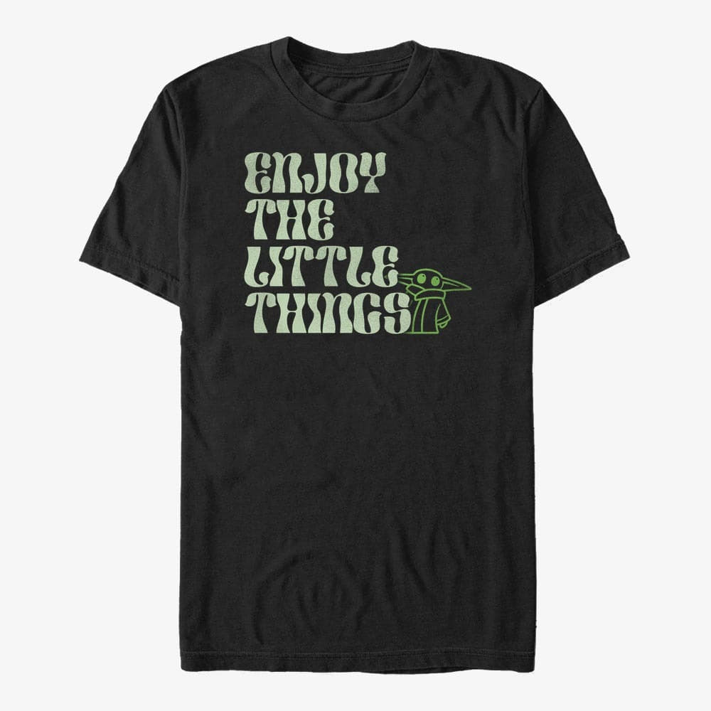 T-Shirts Merch Star Wars: The Mandalorian - Little Things Unisex T-Shirt Black