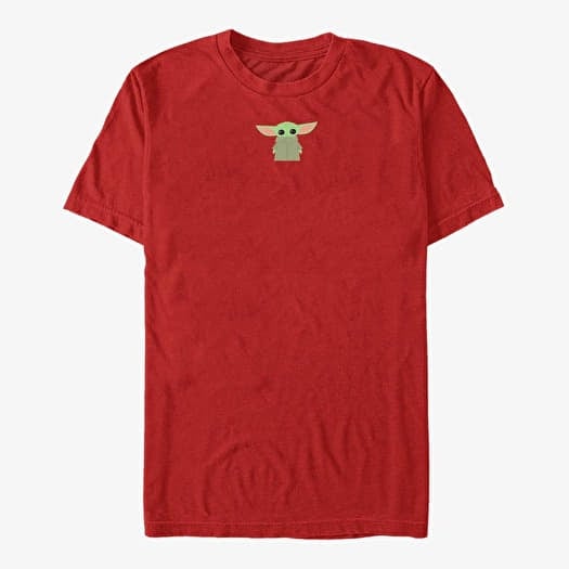 T-shirt Merch Star Wars: The Mandalorian - Little Child Unisex T-Shirt Red