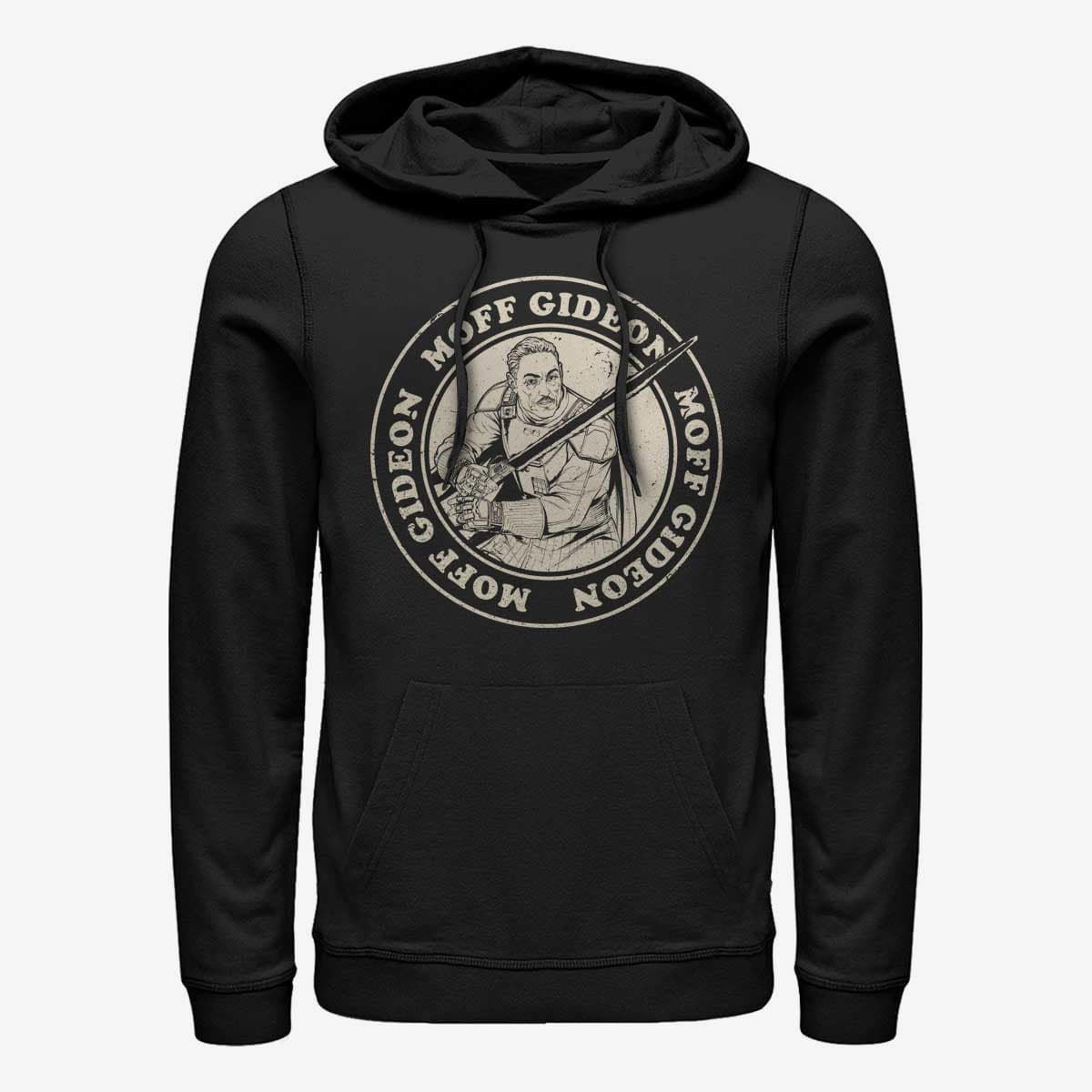 Hættetrøjer og sweatshirts Merch Star Wars: The Mandalorian - MOFF GIDEON CIRCLE Unisex Hoodie Black
