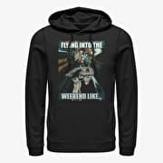 Merch Star Wars: Classic - Flying Into The Weekend Unisex Hoodie Black
