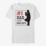 Merch Star Wars: The Mandalorian - Mando Silhouette Unisex T-Shirt White