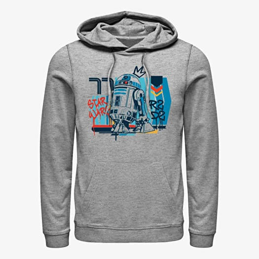 Sweatshirt Merch Star Wars: Classic - R2D2 Unisex Hoodie Heather Grey