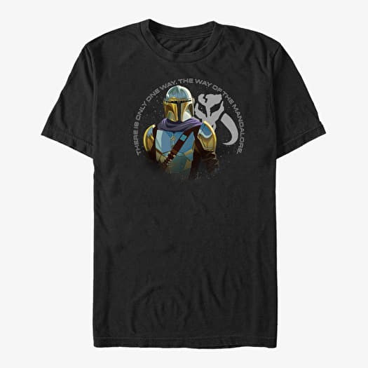 T-shirt Merch Star Wars: The Mandalorian - The Mandalore Way Unisex T-Shirt Black