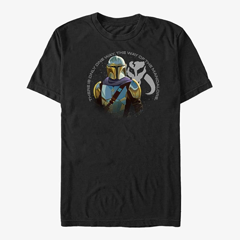 Merch Star Wars: The Mandalorian - The Mandalore Way Unisex T-Shirt Black