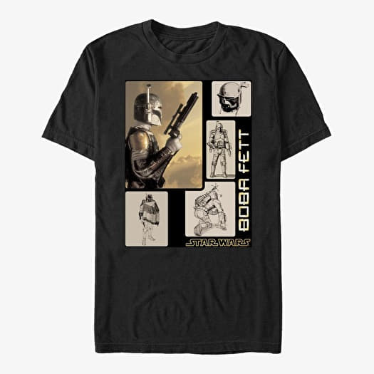 T-shirt Merch Star Wars: Classic - BobaFett Unisex T-Shirt Black