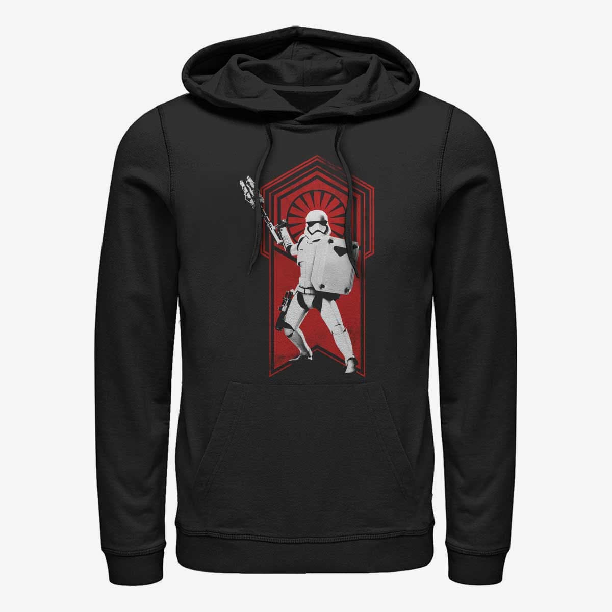 Hættetrøjer og sweatshirts Merch Star Wars: Episode 7 - Nines Order Flag Unisex Hoodie Black