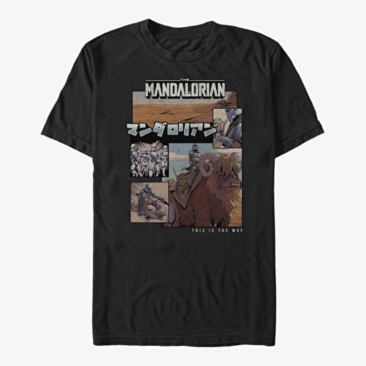 T-särk Merch Star Wars: The Mandalorian - Mando Comic Unisex T-Shirt Black