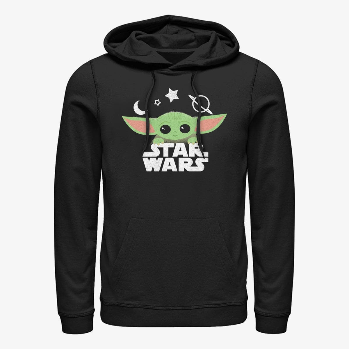 Felpe Merch Star Wars: Mandalorian - Star Child Unisex Hoodie Black