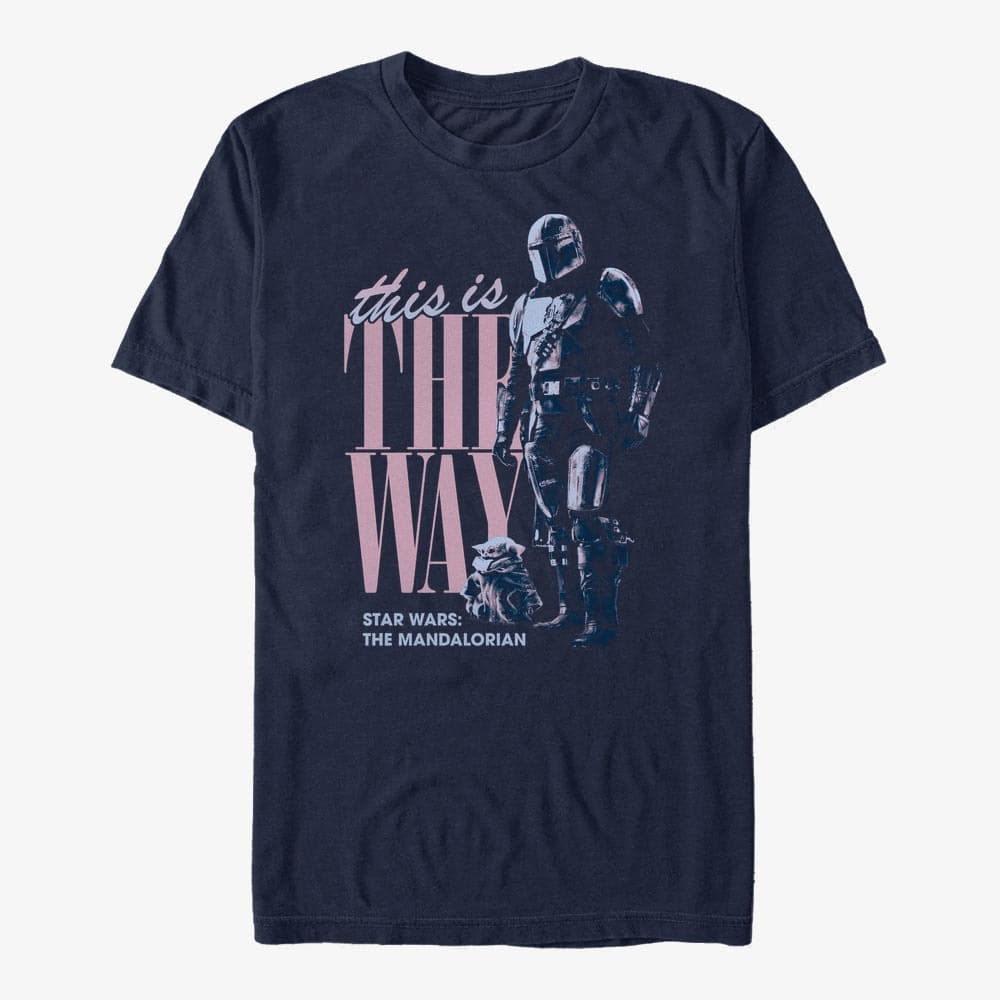 T-shirts Merch Star Wars: The Mandalorian - MandoMon Epi2 Duel Unisex T-Shirt Navy Blue