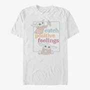 Merch Star Wars: The Mandalorian - Positive Feelings Unisex T-Shirt White