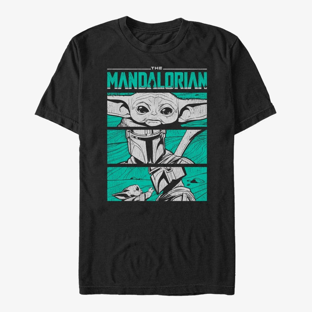 T-shirts Merch Star Wars: The Mandalorian - Block Party Unisex T-Shirt Black