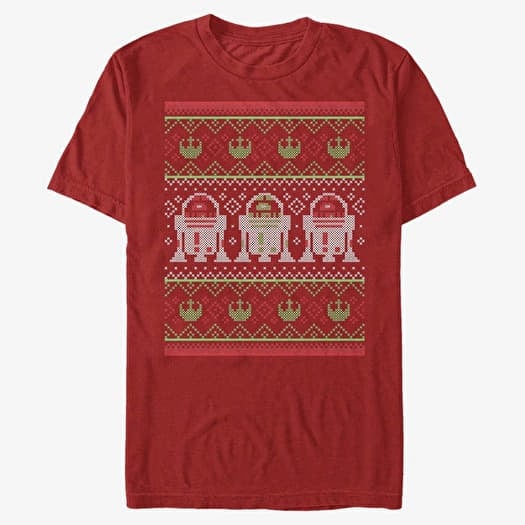 T-shirt Merch Star Wars: Classic - Christmas Units Unisex T-Shirt Red
