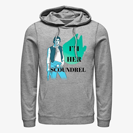 Sweatshirt Merch Star Wars: Classic - Her Scoundrel Unisex Hoodie Heather Grey
