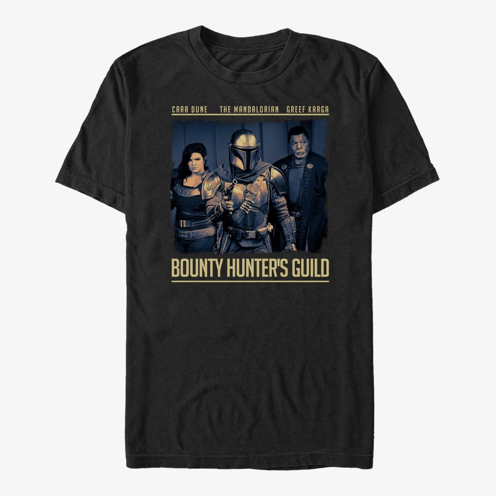 T-shirts Merch Star Wars: The Mandalorian - Guild Unisex T-Shirt Black
