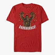Merch Star Wars: Classic - Wookie Tree Unisex T-Shirt Red