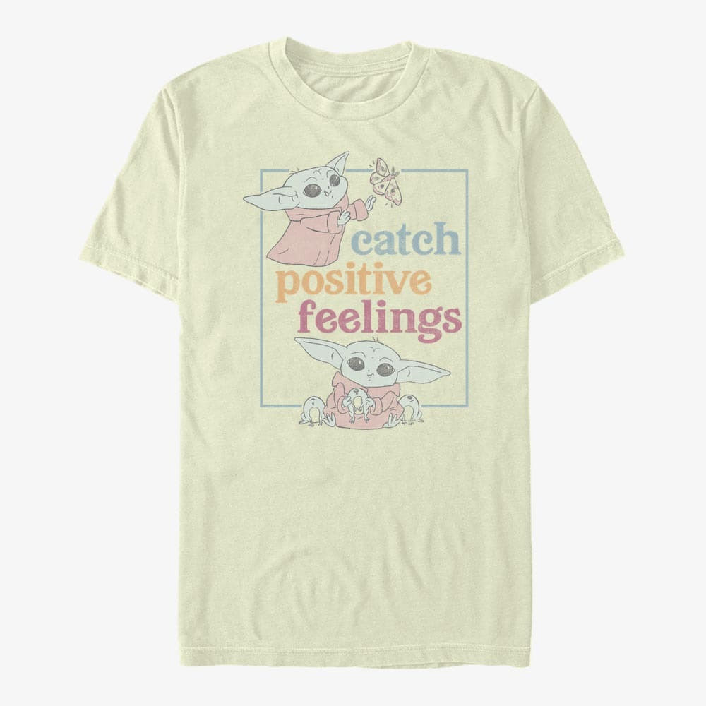 T-shirts Merch Star Wars: The Mandalorian - Positive Feelings Unisex T-Shirt Natural