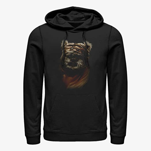 Mikina Merch Star Wars: Classic - Ewok Unisex Hoodie Black