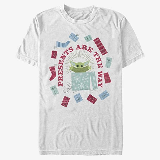 T-shirt Merch Star Wars: The Mandalorian - Present are the Way Unisex T-Shirt White