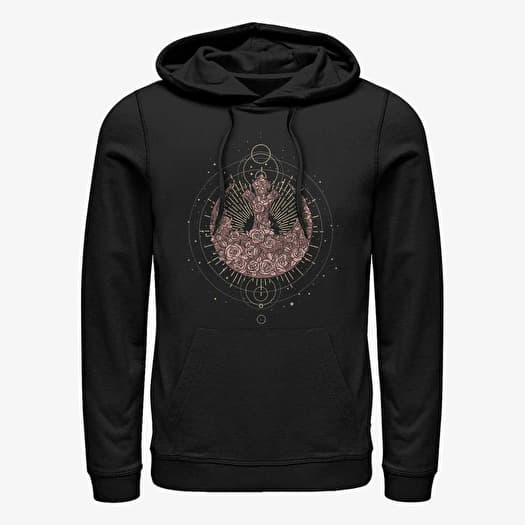 Merch Star Wars: Classic - Celestial Rose Rebel Unisex Hoodie Black