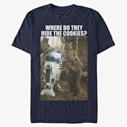 Merch Star Wars: Classic - Hidden Cookies Unisex T-Shirt Navy Blue