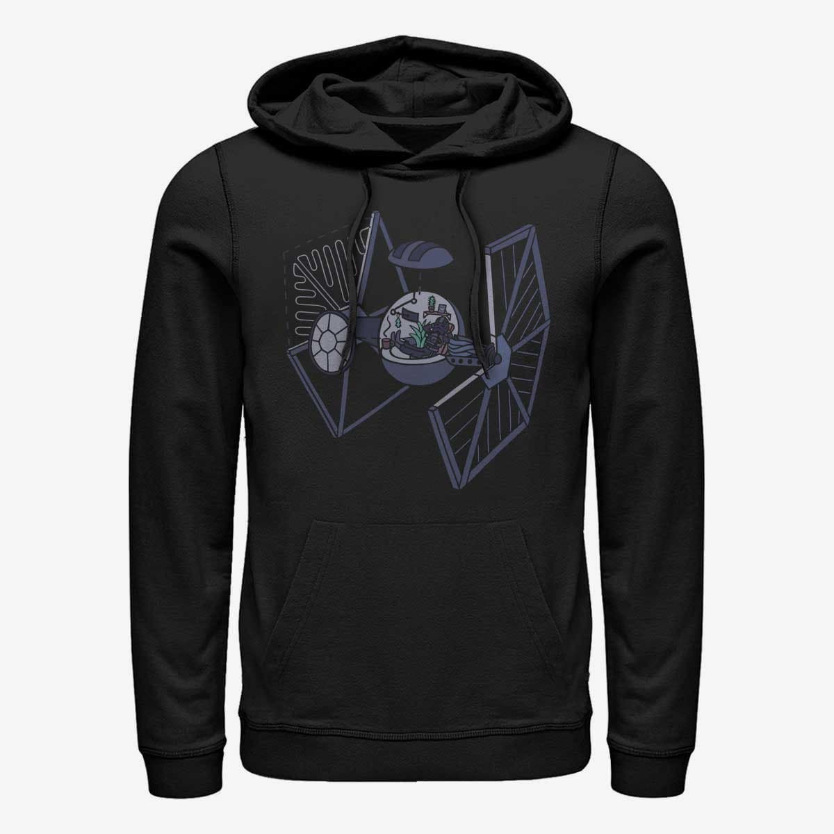 Hættetrøjer og sweatshirts Merch Star Wars: Classic - Tie Reveal Unisex Hoodie Black