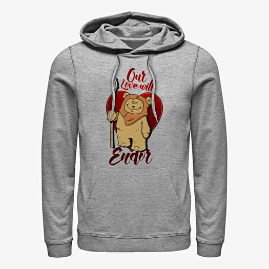 Sudadera Merch Star Wars - Love WIll Endor Unisex Hoodie Heather Grey