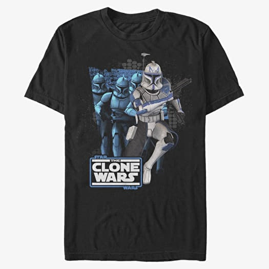 T-shirt Merch Star Wars: Clone Wars - Rex Trooper Unisex T-Shirt Black
