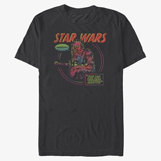 T-shirt Merch Star Wars - Chewie Line Pop Unisex T-Shirt Black