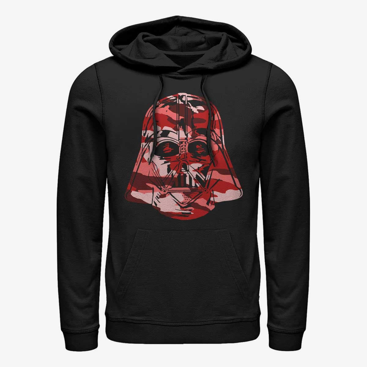 Sweatshirts Merch Star Wars - Camo Vader Red Unisex Hoodie Black