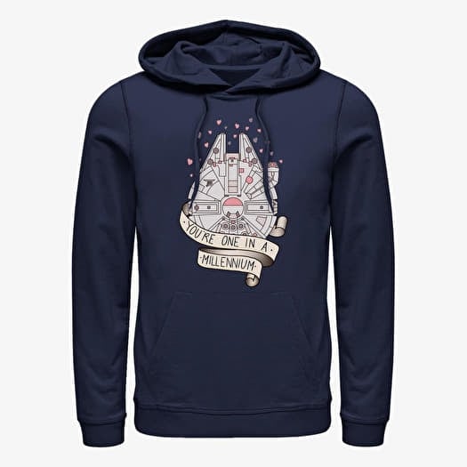 Sweatshirt Merch Star Wars - One in a Mill Unisex Hoodie Navy Blue