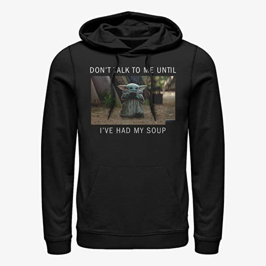 Bluza Merch Star Wars: The Mandalorian - Need Soup Unisex Hoodie Black