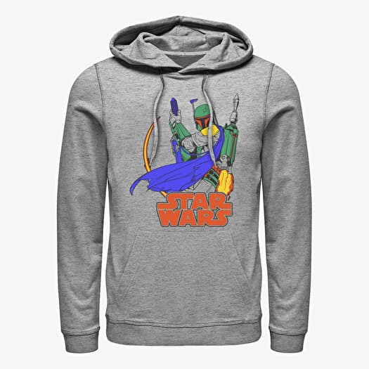Sweatshirt Merch Star Wars - Bounty Flame Unisex Hoodie Heather Grey