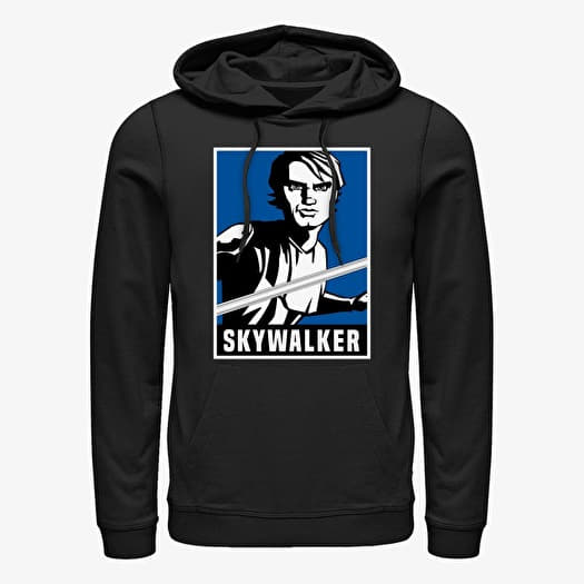 Mikina Merch Star Wars: Clone Wars - Skywalker Poster Unisex Hoodie Black