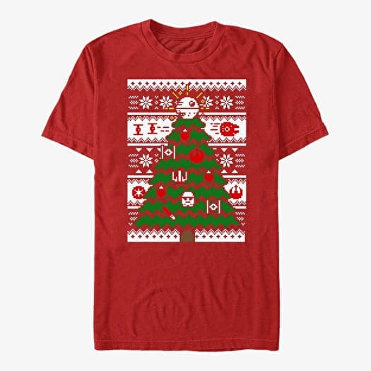 Tricou Merch Star Wars: Classic - Galactic Tree Unisex T-Shirt Red