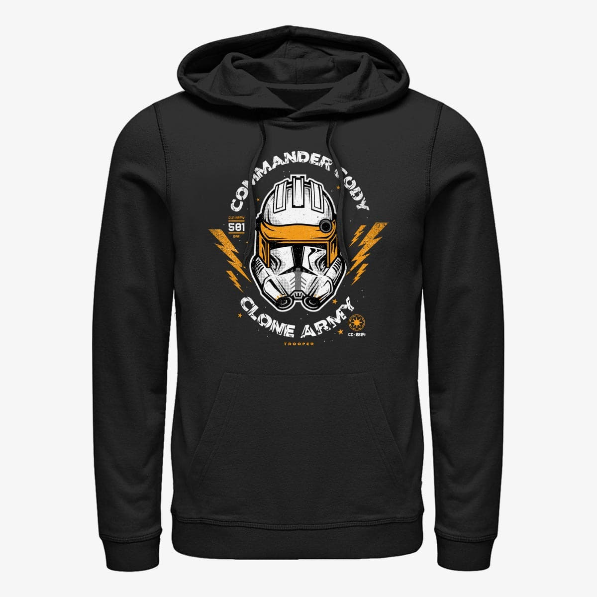 Hoodies and sweatshirts  Merch Star Wars: Clone Wars - Cody Unisex Hoodie Black