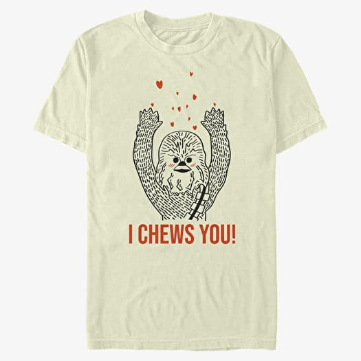 Póló Merch Star Wars - I Chews You Chewy Unisex T-Shirt Natural