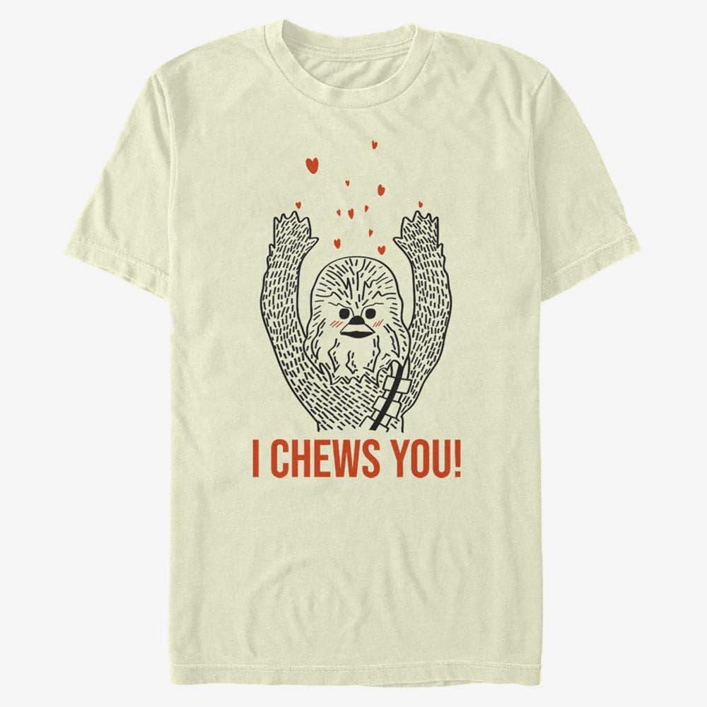 T-shirts Merch Star Wars - I Chews You Chewy Unisex T-Shirt Natural