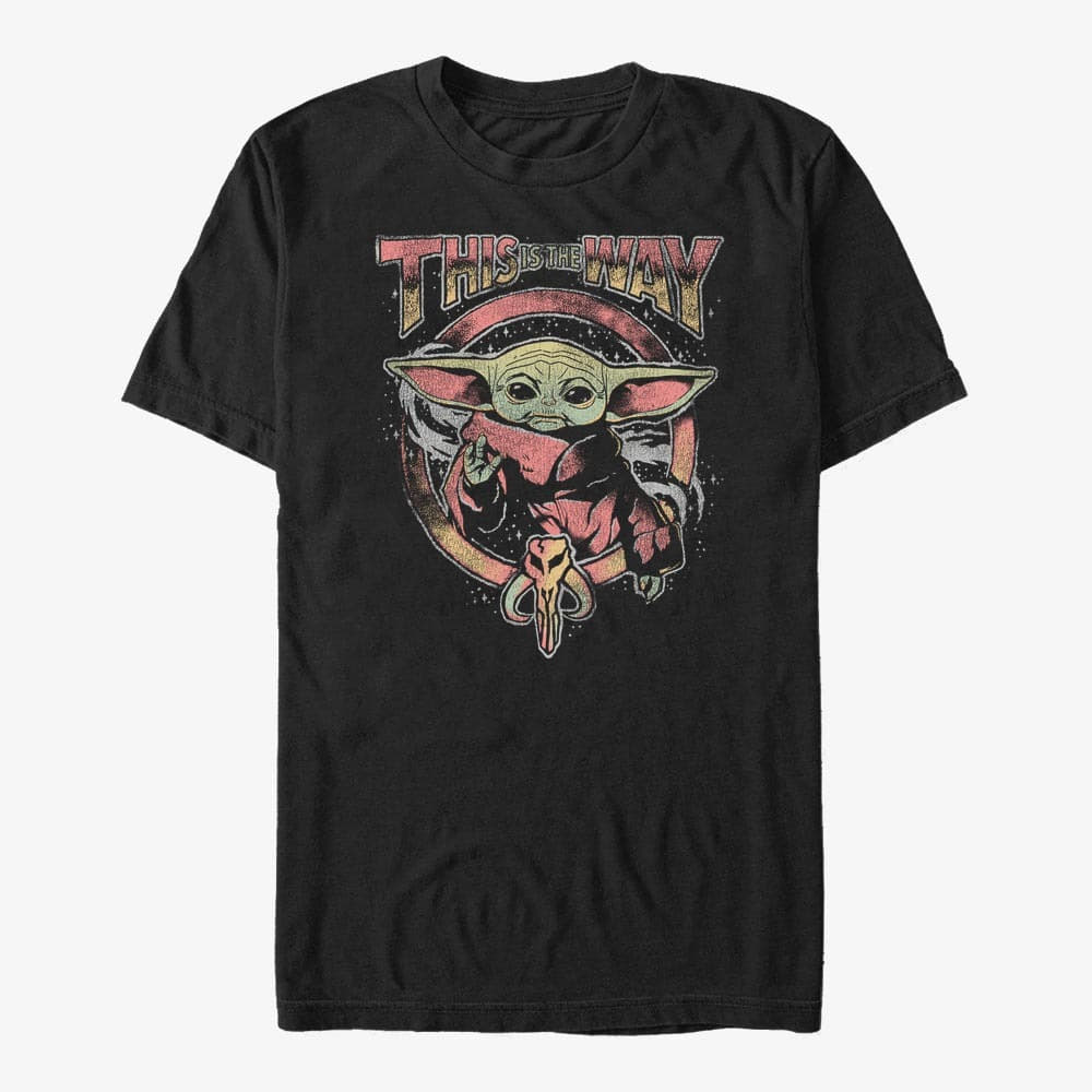 T-shirts Merch Star Wars: The Mandalorian - The Way Circle Unisex T-Shirt Black