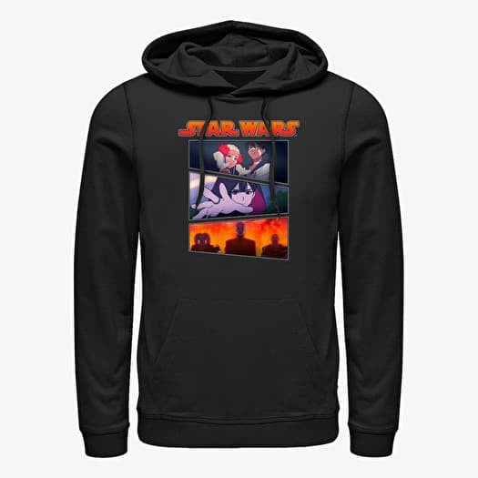Sweatshirt Merch Star Wars: Visions - Village Bride Panels Unisex Hoodie Black