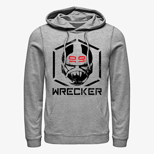 Sudadera Merch Star Wars: The Bad Batch - Wrecker Unisex Hoodie Heather Grey