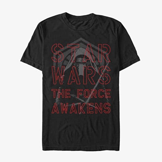 T-shirt Merch Star Wars: Episode 7 - Darkened Unisex T-Shirt Black