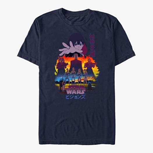 T-shirt Merch Star Wars: Visions - It Takes A Village Unisex T-Shirt Navy Blue